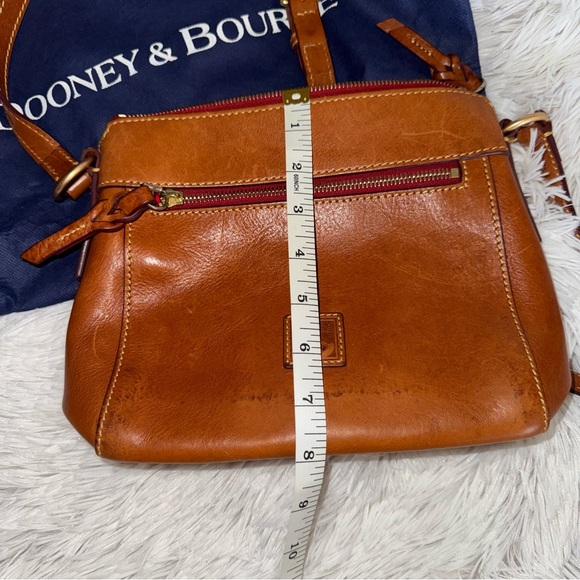 Dooney & Bourke Genuine Florentine Vacchetta Leather Crossbody - Picture 6 of 8